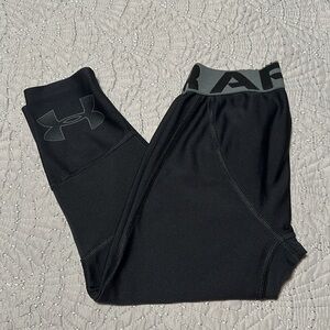 Under Armour Black Performance Leggings Moisture-Wicking, EUC, Size Small